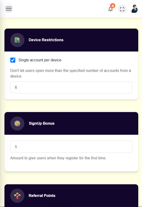 Admin Panel
